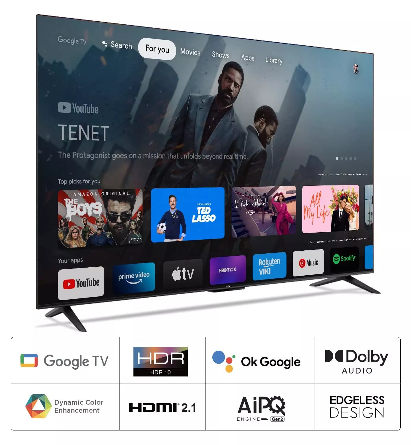 75P635 TELEVISEUR TCL 75 UHD 4 K SMART - 4