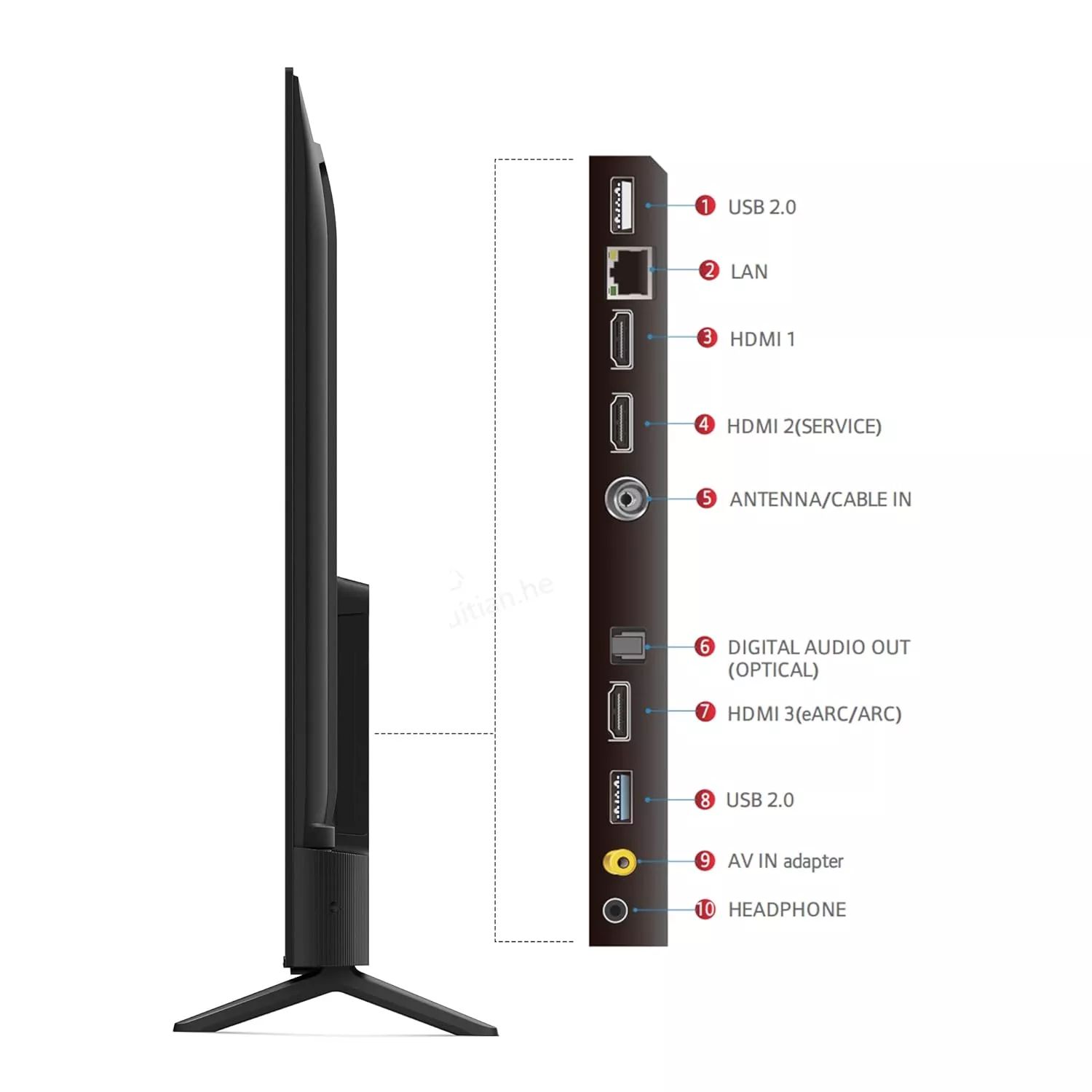 75P635 TELEVISEUR TCL 75 UHD 4 K SMART - 13