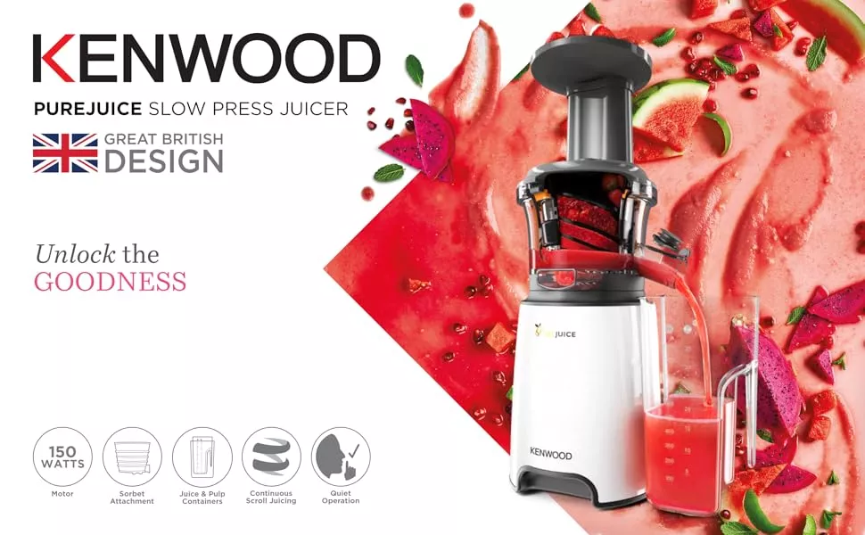 JMP601WH EXTRACTEUR DE JUS KENWOOD 150 W BLANC - 6