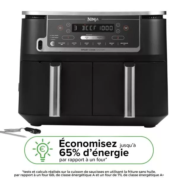 AF451EU FRITEUSE NINJA AIR FRYER MAX DUEL ZONE 9.5 L - 5
