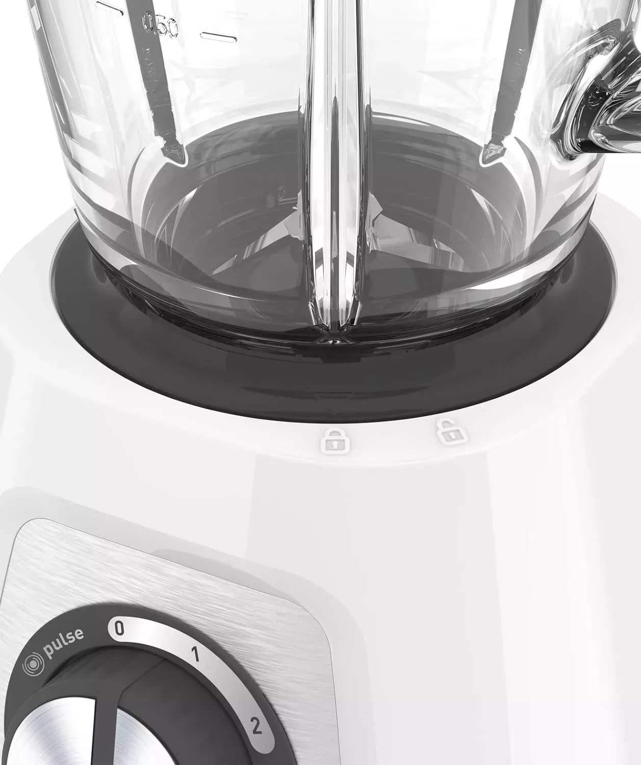 LM430110 Moulinex Blender Blendforce Verre 800W 1.75L Blanc - 2