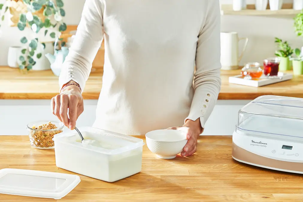 YG233A10 Yaourtiere Moulinex Blanc Yogurteo Family 12 pots - 3