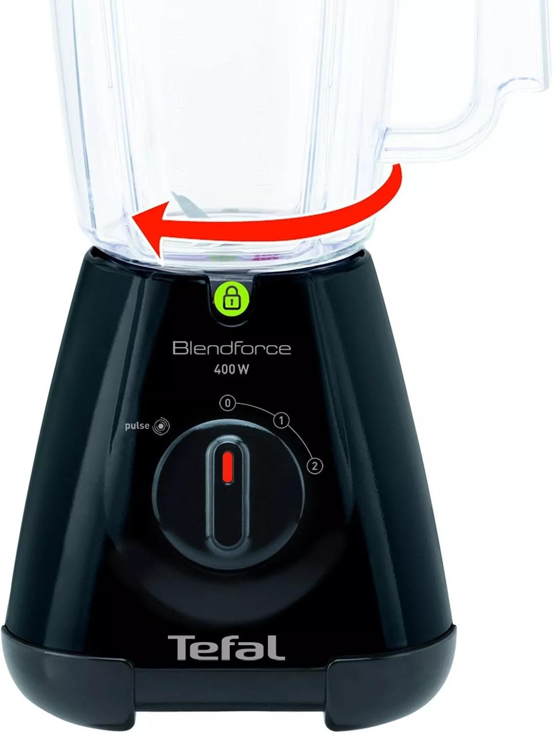 BL305801 Tefal Blender 1.75L - 400W Blendforce Noir - 2