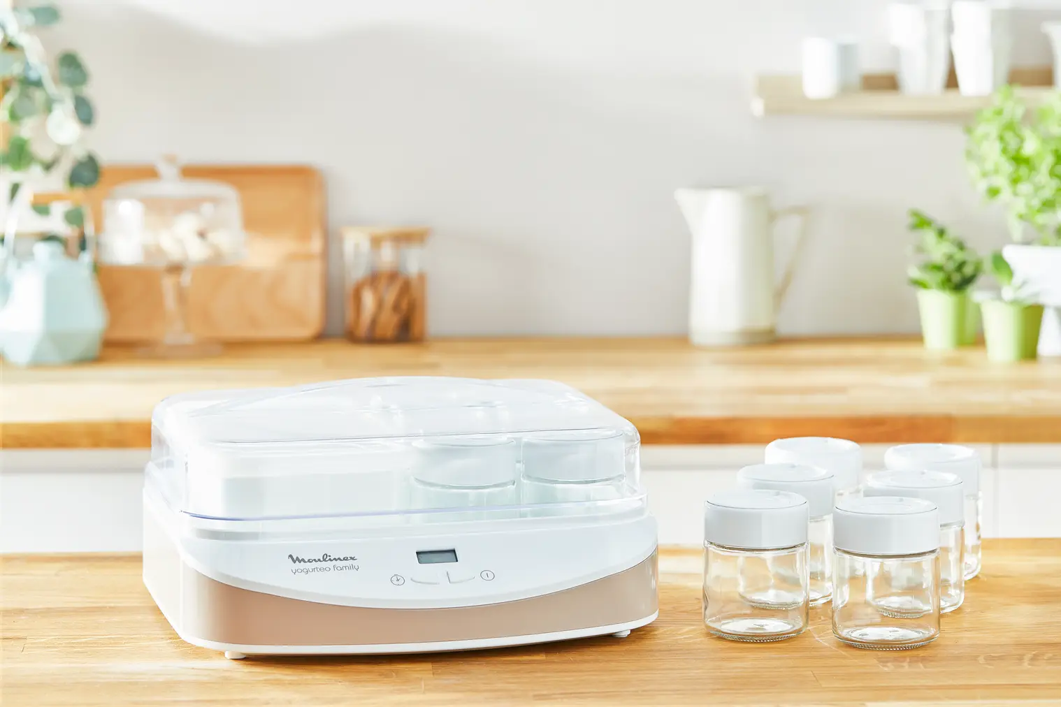 YG233A10 Yaourtiere Moulinex Blanc Yogurteo Family 12 pots - 5