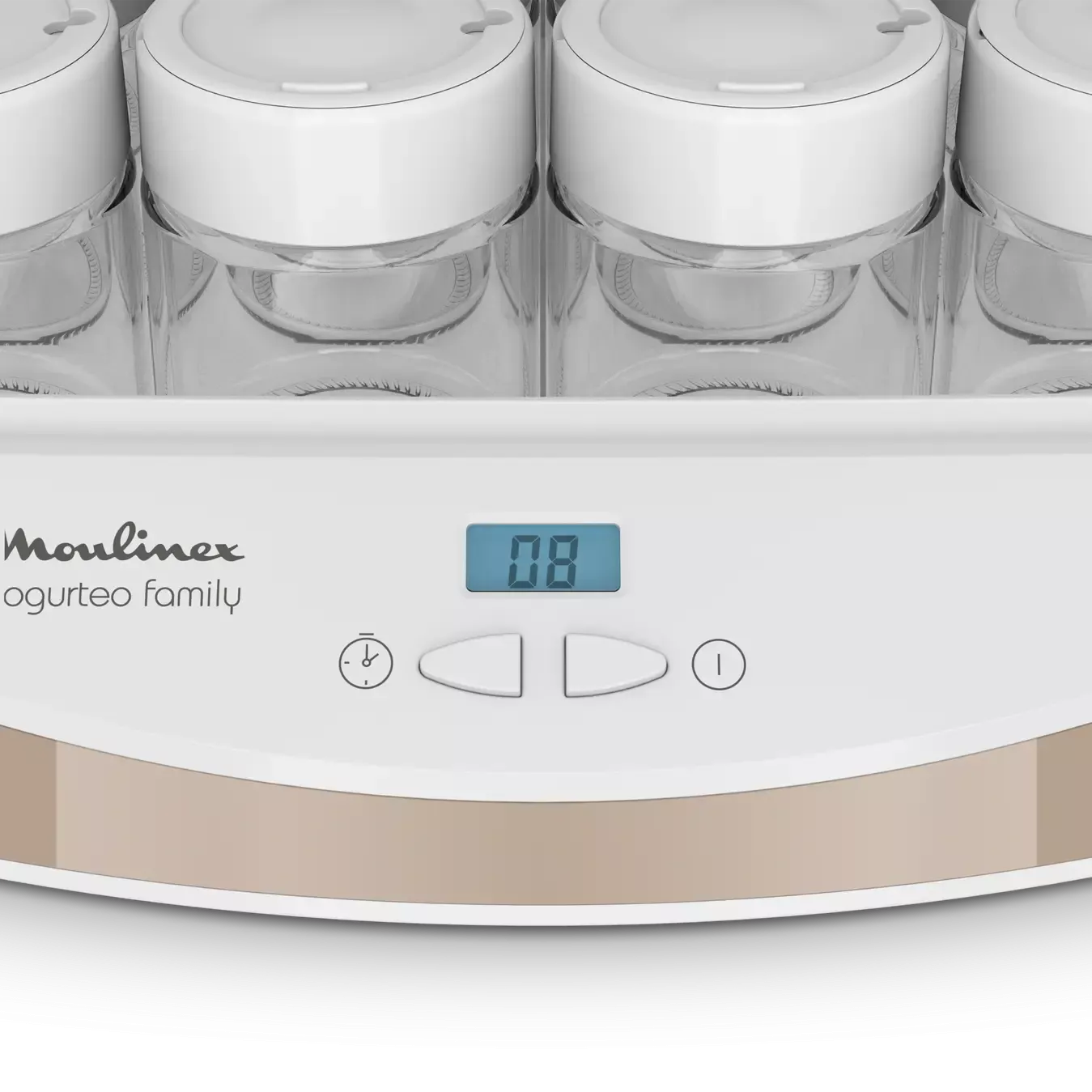 YG233A10 Yaourtiere Moulinex Blanc Yogurteo Family 12 pots - 1
