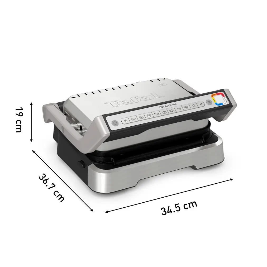 GC772D10 Tefal OptiGrill 2-en-1 Grill & Barbecue 2100w 180° - 8