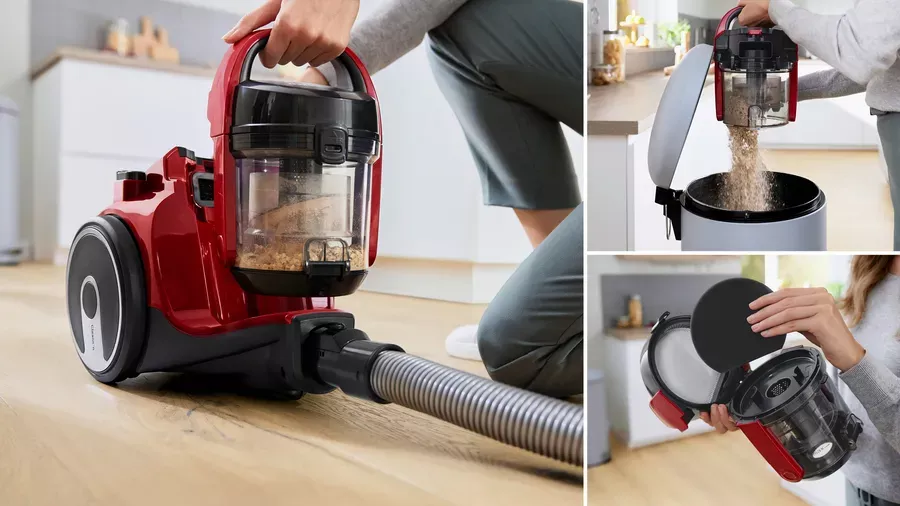 BGC05AAA2 Aspirateur sans sac Bosch Bagless Série 2 Rouge - 7