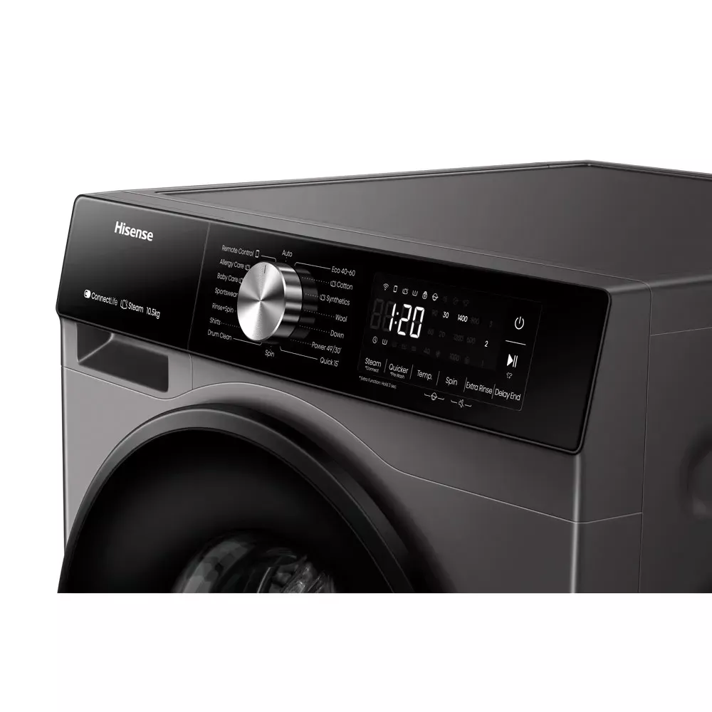 WF3S1043BT Machine à laver 3S HISENSE 10.5KG Smart Vapeur - 4