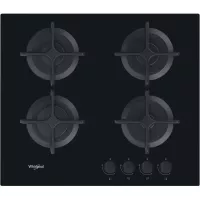 PLAQUE WHIRLPOOL Gaz 60cm 4 FEUX VERRE