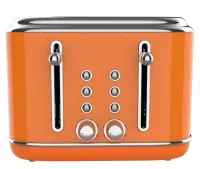 Grille-Pain NARDI Retro 4 Tranches 2300W Orange