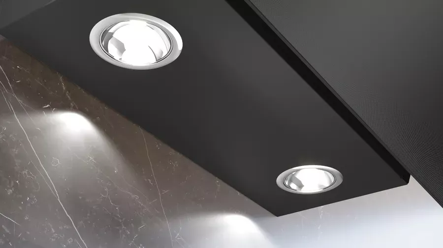 LC65KDK60 HOTTE SIEMENS 60CM Incliné noir IQ100 550M3/H - 2