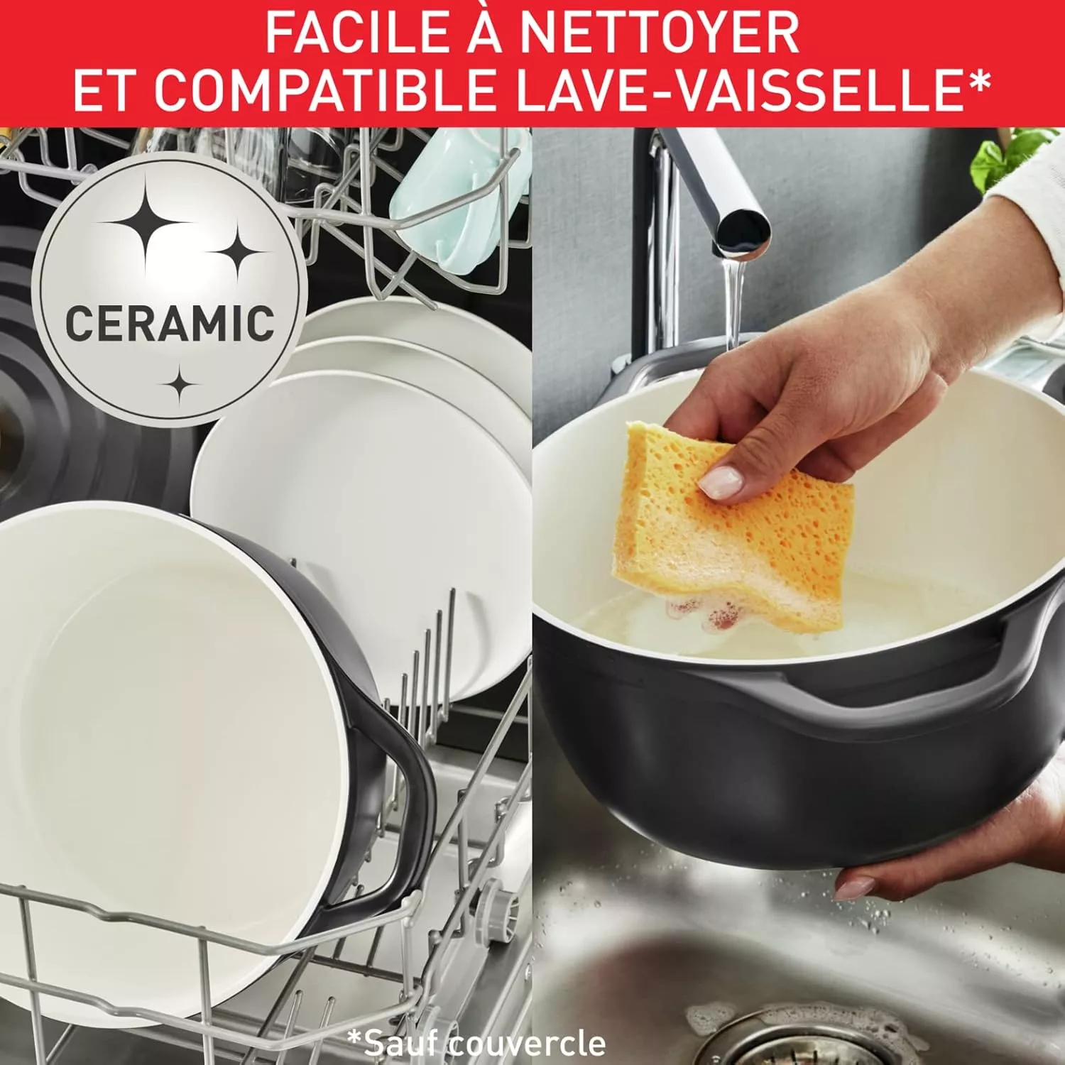E2558904 Tefal Air Cocotte / faitout Ovale 30CM Fonte - 7