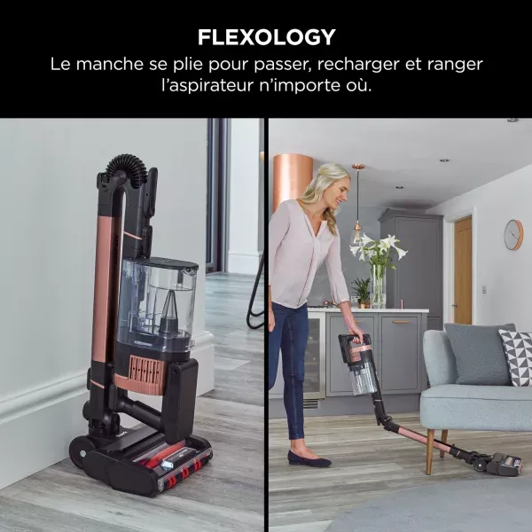 IZ400EU ASPIRATEUR SHARK SANS FIL ROSE GOLD 309 WATT 1H - 4