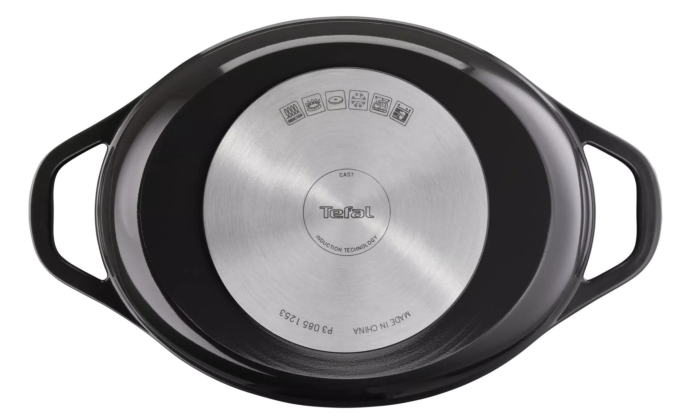 E2558904 Tefal Air Cocotte / faitout Ovale 30CM Fonte - 1