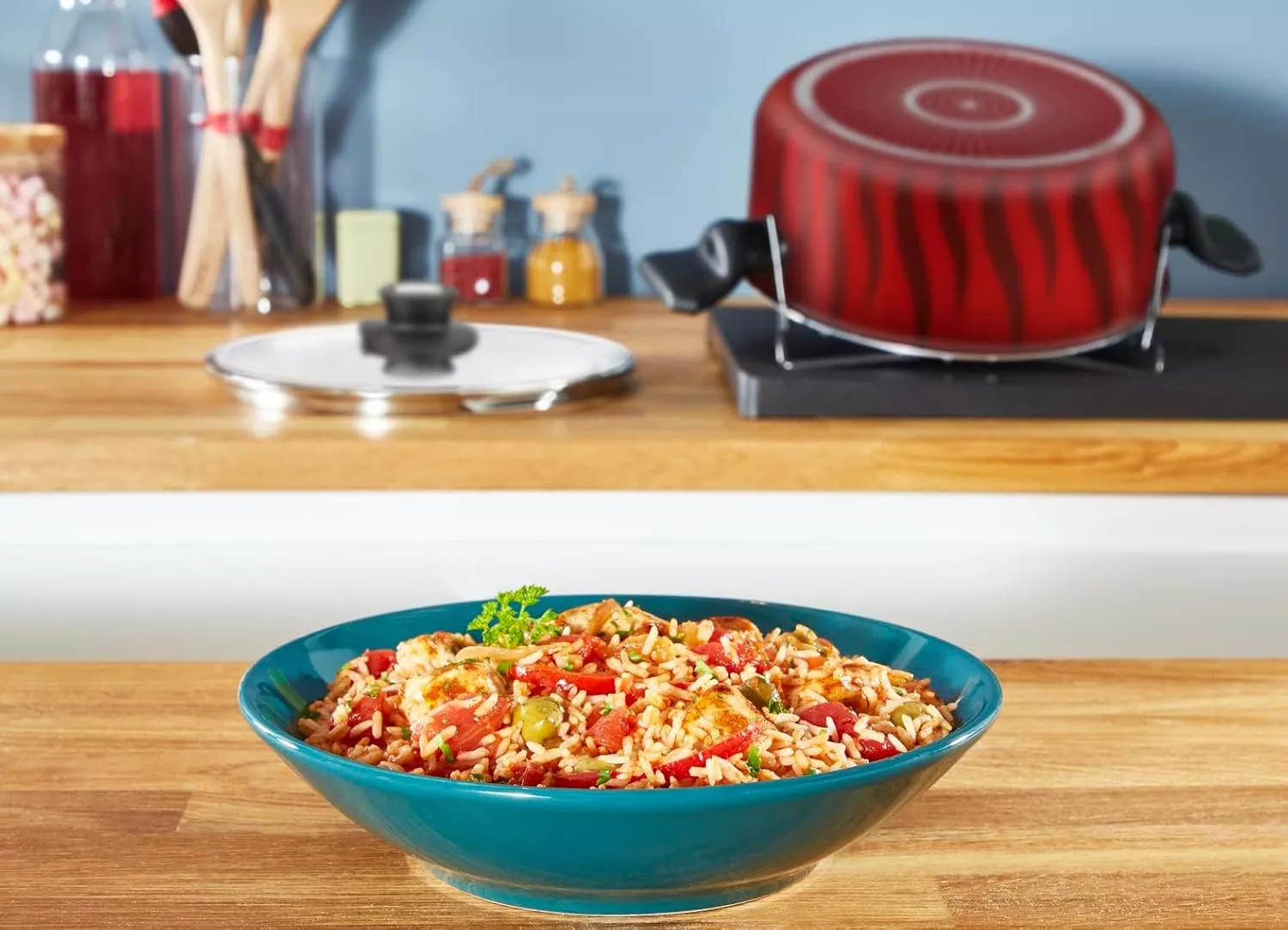 C3079082 Set de Marmite Tefal Tempo Flame 8 Pcs Rouge - 3