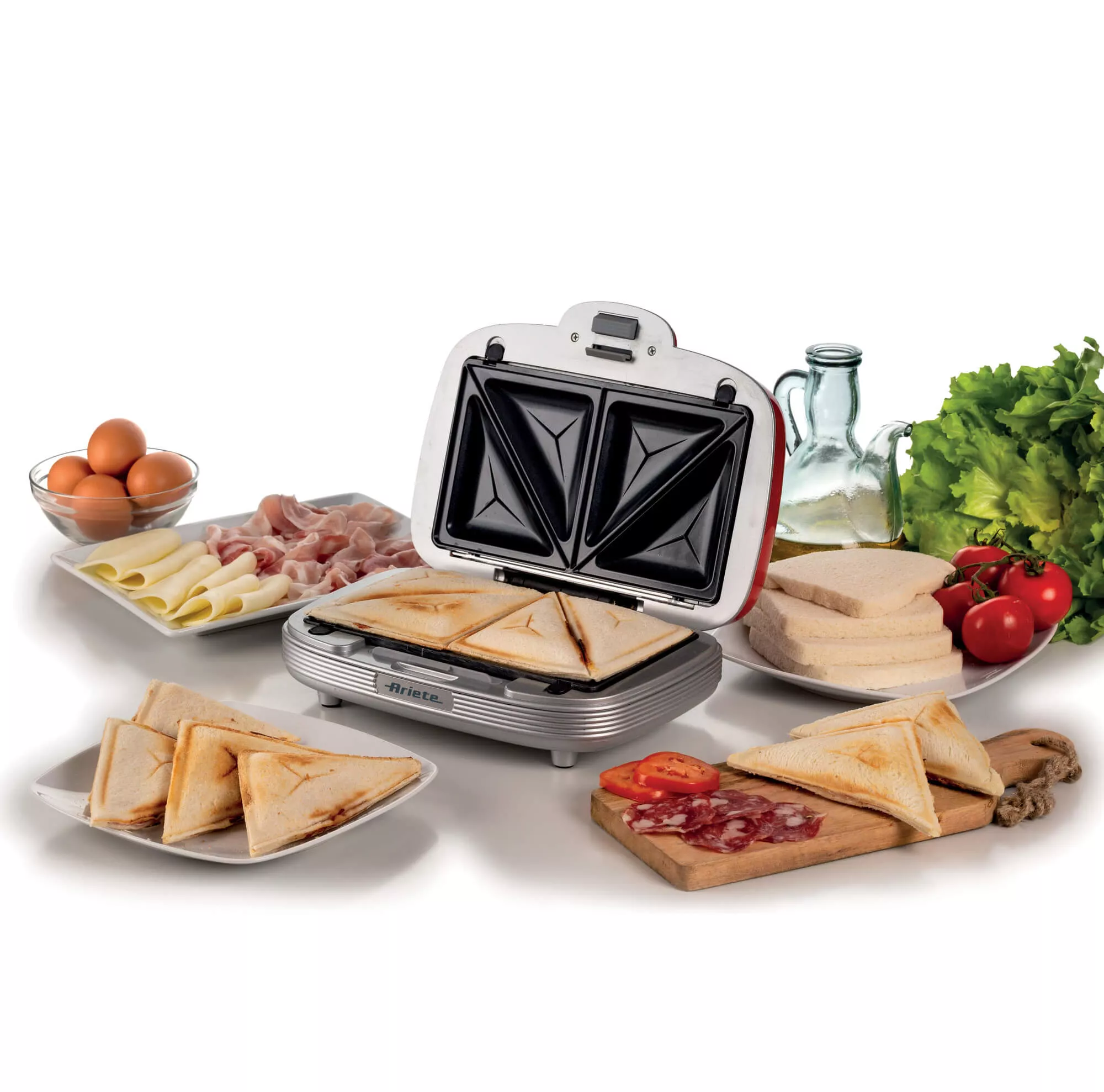 1272R Ariete Party Time 3in1 Sandwiches & Cookies 700w r - 4