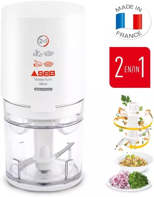855306 Mini Hachoir SEB Valentin 2en1 FR 220W - 4