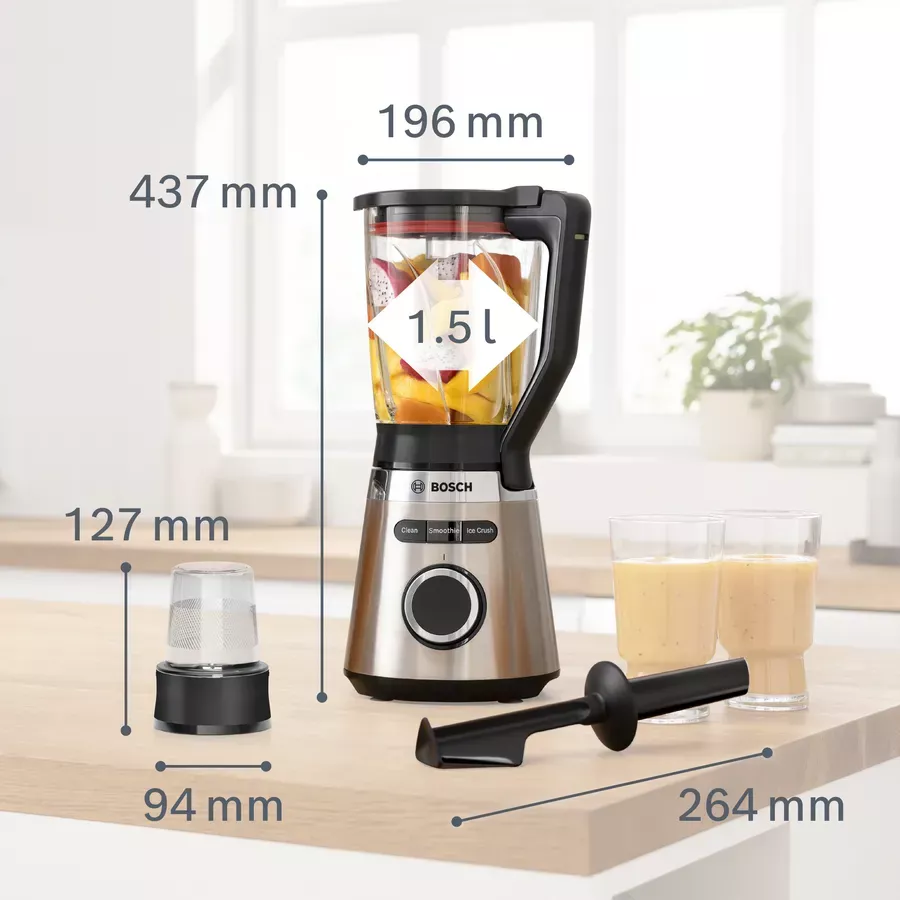 MMB6386M Blender BOSCH VitaPower 1.5L Verre Série 4 - 1