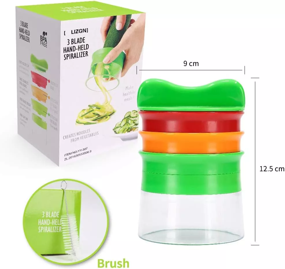 X000PC513R Hachoir a Legume Manuel A-Quality Spirale Slicer - 9
