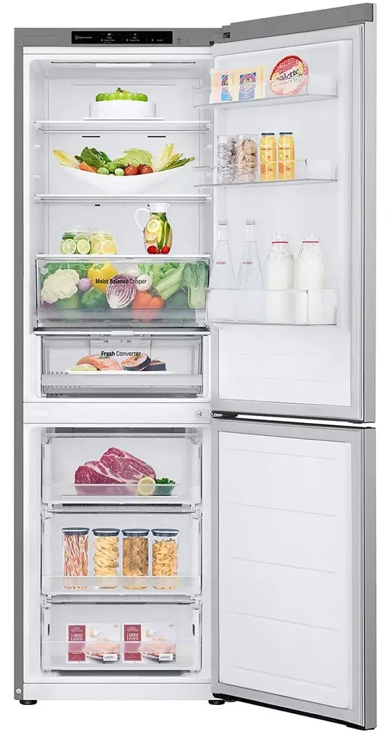 GC-B459FM8W Refrigerateur LG 344L Combiné noFrost Inox - 1