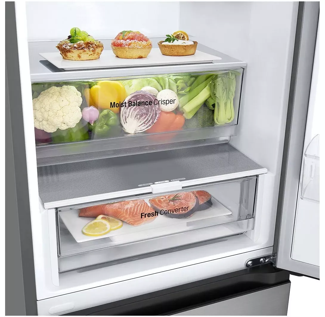 GC-B459FM8W Refrigerateur LG 344L Combiné noFrost Inox - 4