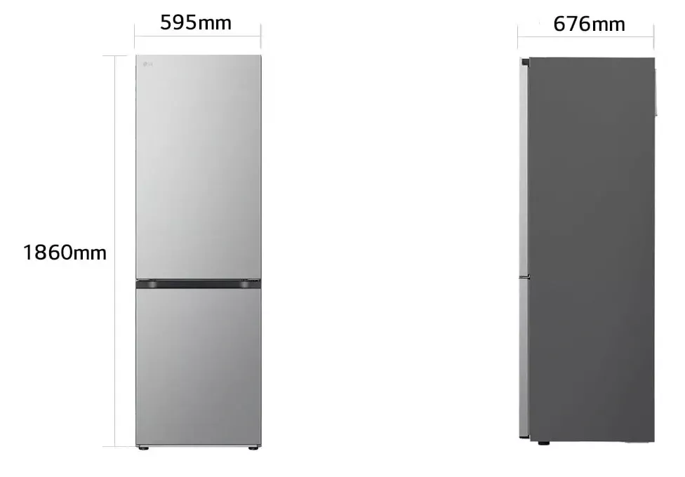 GC-B459FM8W Refrigerateur LG 344L Combiné noFrost Inox - 16