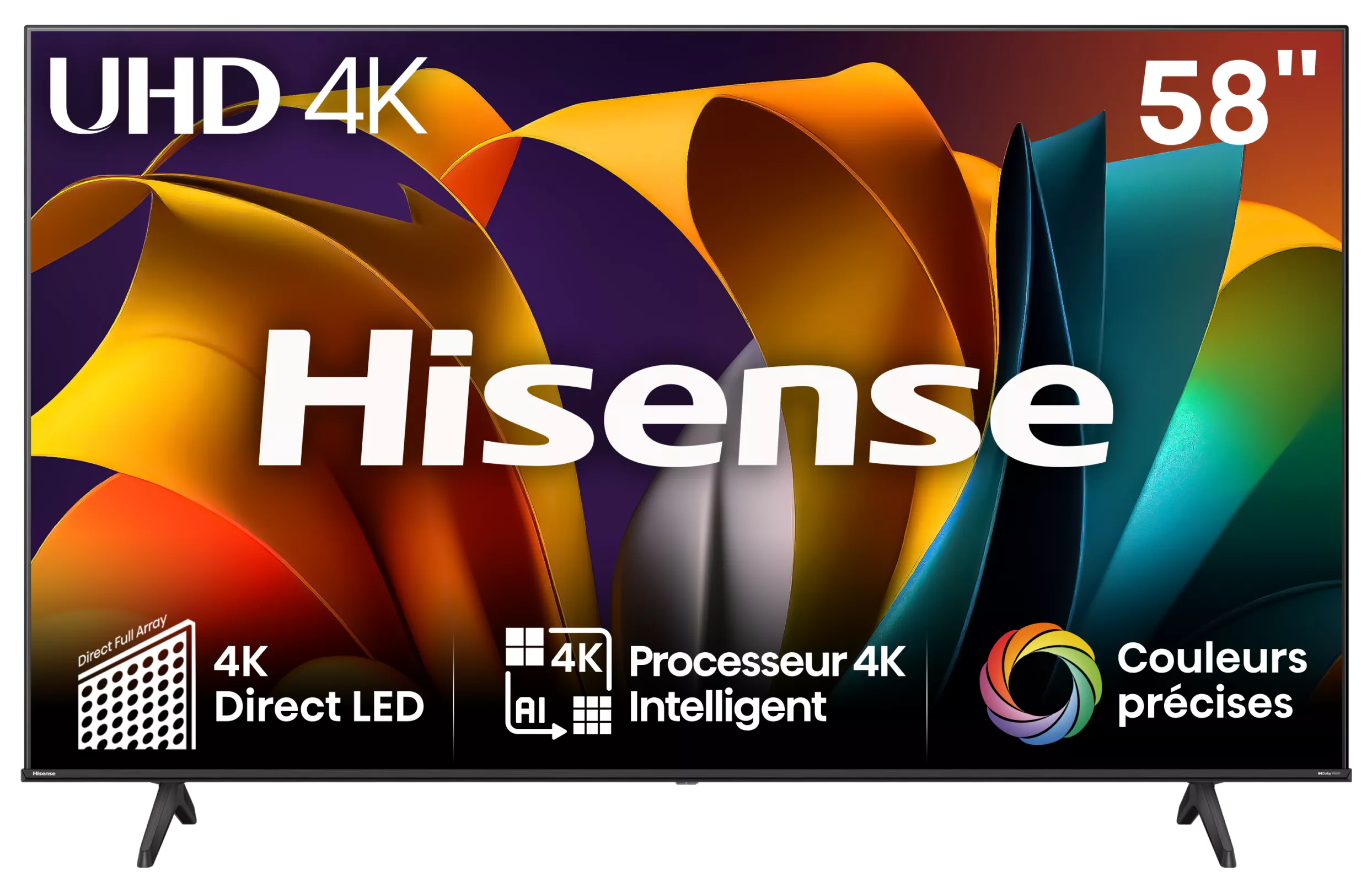 58A6N Televiseur Hisense 58 Série A6N Smart Tv 4K VIDAA - 0