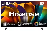 Televiseur Hisense 58 Série A6N Smart Tv 4K VIDAA