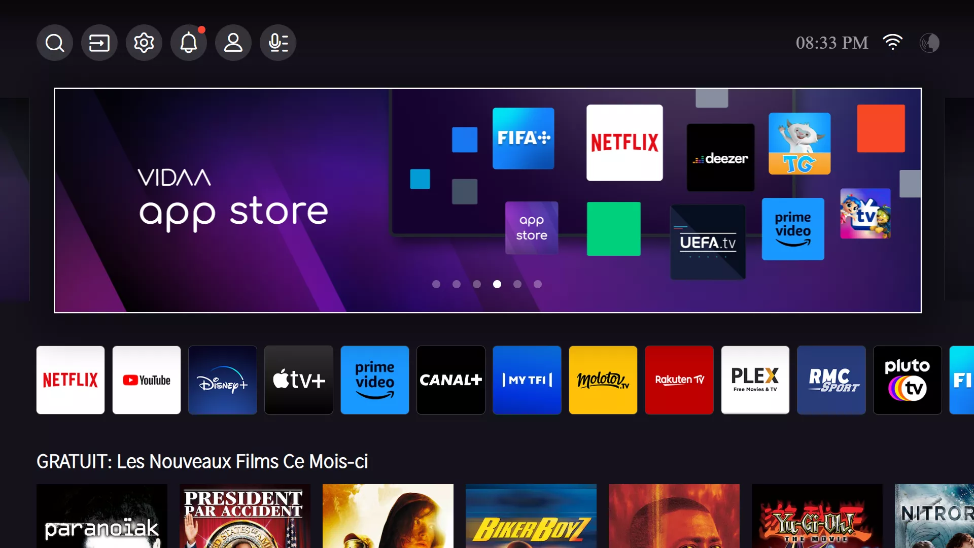 58A6N Televiseur Hisense 58 Série A6N Smart Tv 4K VIDAA - 1