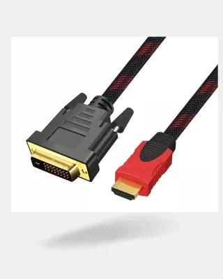 1514_CABLE CABLE HDMI TO DVI 1.8M ROUGE - 0
