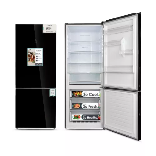 CCGT580FB Réfrigérateur Combiné CANDY 580L Black Glass - 1