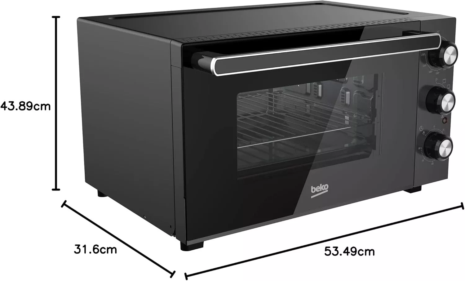 BM0F30B Mini Four Beko Elec 30 L Ventilé 1500 W - 3