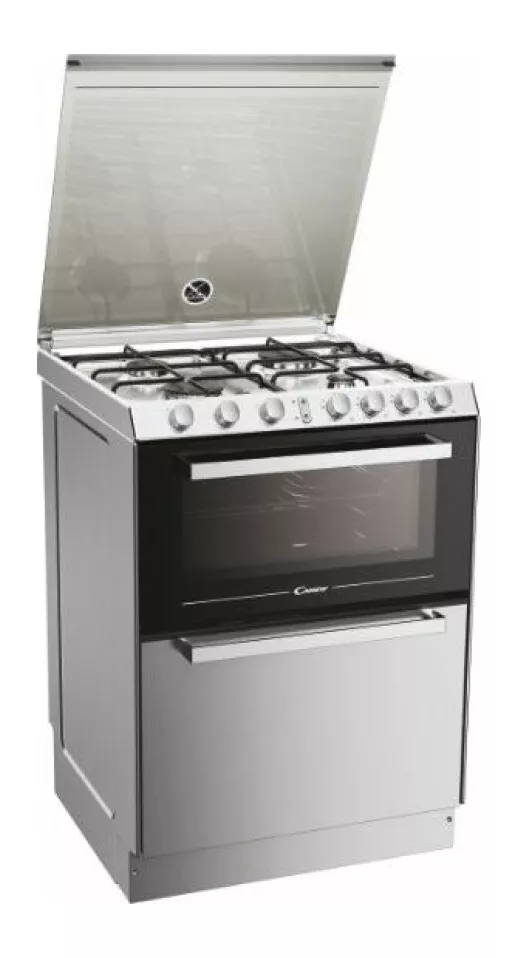 TRI04GXNT CANDY TRIO Cuisine 3en1 60 cm Inox - 1