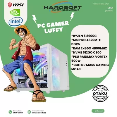 1708_PC GA PC GAMER LUFFY RYZEN 5 8600G MSI PRO A620M-E 2X - 0