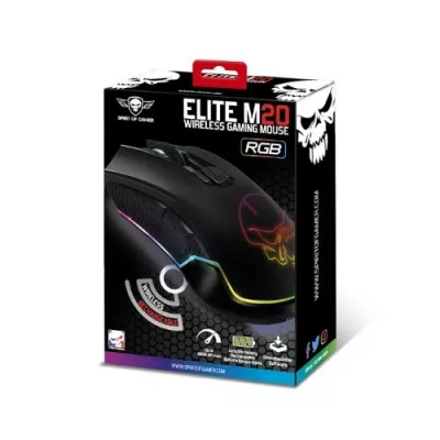 1792_SOURI SOURIS SANS FIL SPIRIT OF GAMER ELITE M20 NOIR RGB - 1
