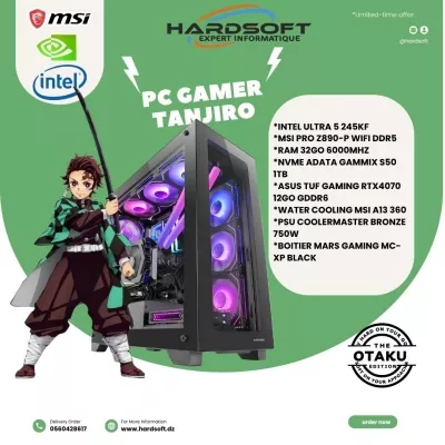 1728_PC GA PC GAMER TANJIRO INTEL ULTRA 5 245KF RTX4070 RAM - 0