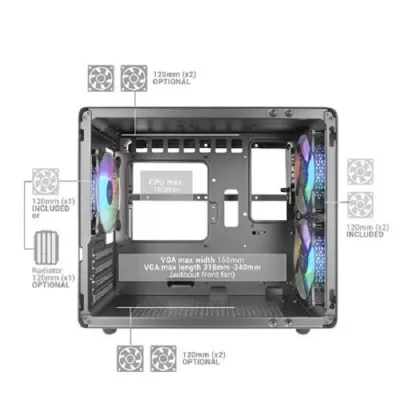 1701_BOITI BOITIER MARS GAMING MC400 BLACK - 2
