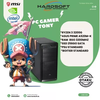 187_Pc Ga Pc Gamer Tony Ryzen 3 3200G -8 Go Ram ssd c800a - 0
