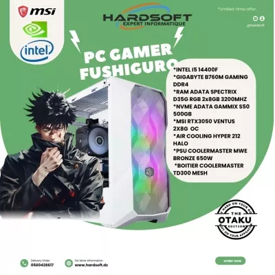 1724_PC GA PC GAMER FUSHIGURO INTEL I5 14400F RTX3050 RAM - 0
