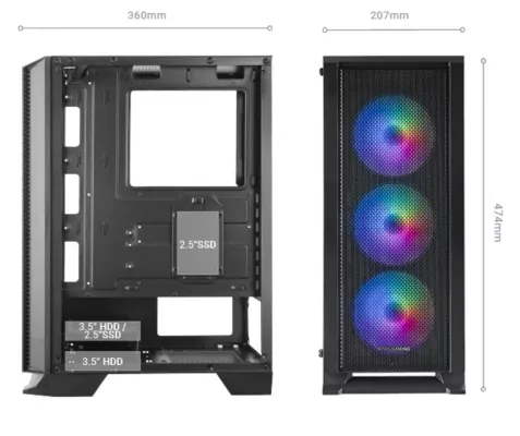 1703_BOITI BOITIER MARS GAMING MC-C - BLACK - 1
