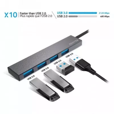 1788_HUB 4 HUB 4 PORTS USB 3.0 ADVANCE HUB-405AL - 2