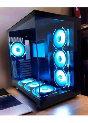1607_BOITI BOITIER GAMING ARES C703 ELITE BLACK 7 FAN ARGB - 1