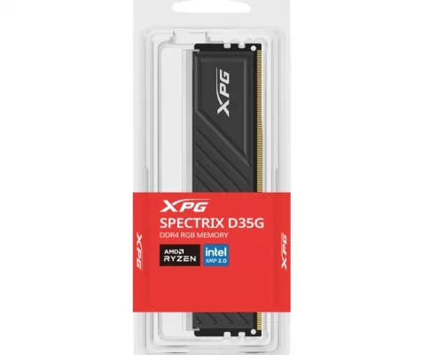 1666_RAM D RAM DDR4 ADATA SPECTRIX RGB D35G 8GB 3200MHZ BLACK - 1