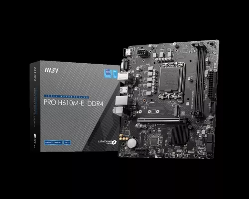 1633_CARTE CARTE MERE INTEL H610M-E DDR4 MSI PRO LGA 1700 - 0