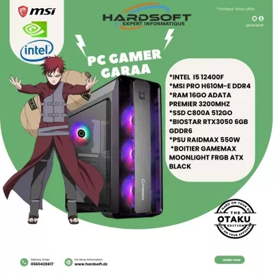 1711_PC GA PC GAMER GARAA INTEL I5 12400F RTX3050 RAM 16GB - 0