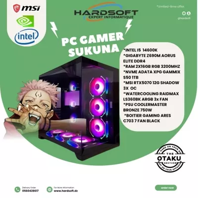 1722_PC GA PC GAMER SUKUNA INTEL I5 14600K RTX5070 RAM 32GO - 0