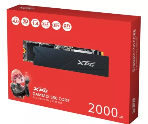1655_SSD A SSD ADATA XPG GAMMIX S50 2TB PCIE GEN4X4 M.2 - 3