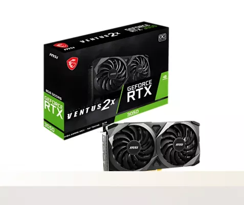 1651_CARTE CARTE GRAPHIQUE RTX3050 VENTUS 2x 8g oc - 0