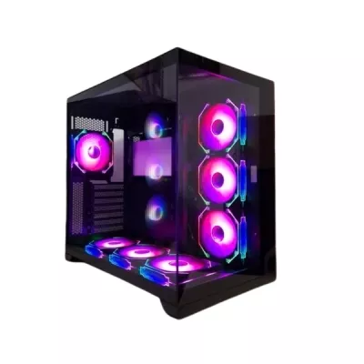 1607_BOITI BOITIER GAMING ARES C703 ELITE BLACK 7 FAN ARGB - 0