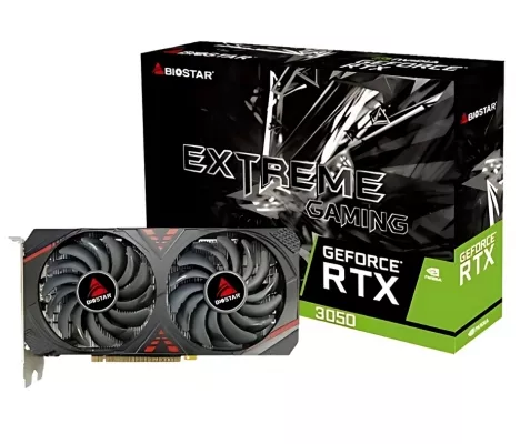 1677_CARTE CARTE GRAPHIQUE BIOSTAR RTX 3050 DDR6 6GB - 0